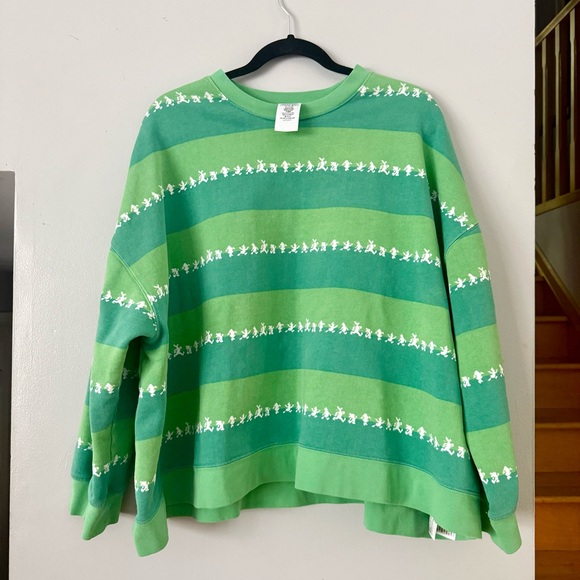 Disney Tops - Disney Green and Light Green Sweatshirt
